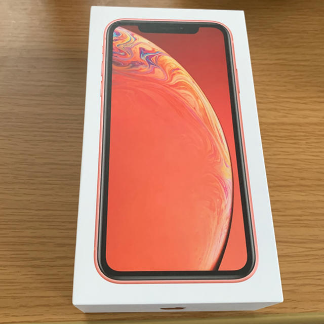 【バッテリー93%】iPhone XR Coral 64 GB SIMフリー