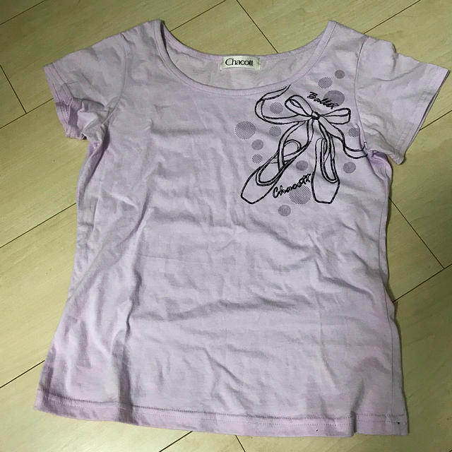 CHACOTT(チャコット)のチャコット Tシャツ 150J ラベンダー色 キッズ/ベビー/マタニティのキッズ服女の子用(90cm~)(Tシャツ/カットソー)の商品写真
