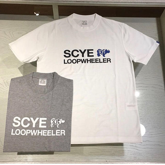 Scye(サイ)のloopwheeler  scye 限定コラボTシャツ メンズのトップス(Tシャツ/カットソー(半袖/袖なし))の商品写真