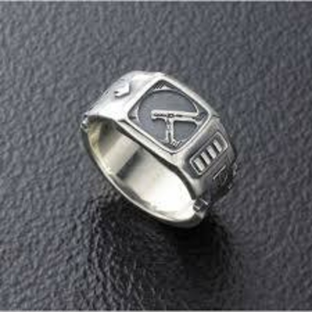 仮面ライダー電王 プレミアムバンダイ silver リング | bombaytools.com