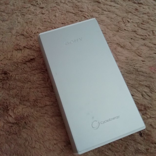 SONY(ソニー)のSONY CP-S15 ポータブルUSB電源　モバイルバッテリー スマホ/家電/カメラのスマートフォン/携帯電話(バッテリー/充電器)の商品写真