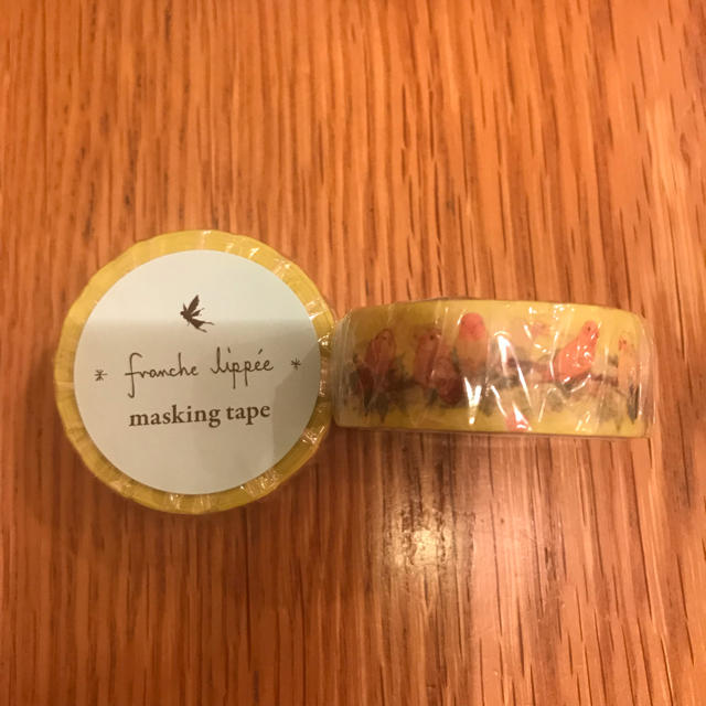 franche lippee(フランシュリッペ)のfranche lippée (フランシュリッペ)マスキングテープ インコボーダ インテリア/住まい/日用品の文房具(テープ/マスキングテープ)の商品写真