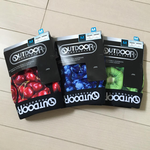 OUTDOOR PRODUCTS(アウトドアプロダクツ)の未使用☆OUTDOOR☆アンダーウェア 3枚セット Mサイズ メンズのアンダーウェア(ボクサーパンツ)の商品写真