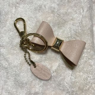 フルラ(Furla)のFURLA キーホルダー リボン ピンク(キーホルダー)