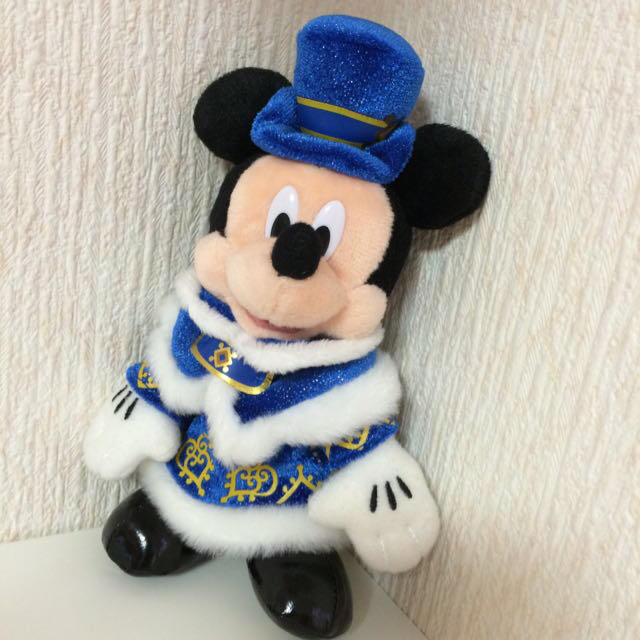 Disney(ディズニー)の2012♡Xmas♡ミッキー♡ぬいば エンタメ/ホビーのおもちゃ/ぬいぐるみ(ぬいぐるみ)の商品写真