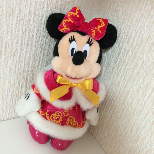 Disney(ディズニー)の♡2012♡Xmas♡ミニー♡ぬいば エンタメ/ホビーのおもちゃ/ぬいぐるみ(ぬいぐるみ)の商品写真