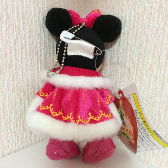 Disney(ディズニー)の♡2012♡Xmas♡ミニー♡ぬいば エンタメ/ホビーのおもちゃ/ぬいぐるみ(ぬいぐるみ)の商品写真