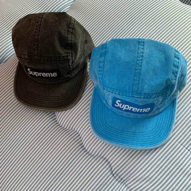 17ss Supreme Washed Canvas Camp Cap セットメンズ