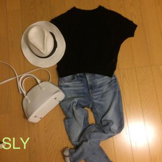 スライ(SLY)のシアーストライプTOPS(Tシャツ(半袖/袖なし))