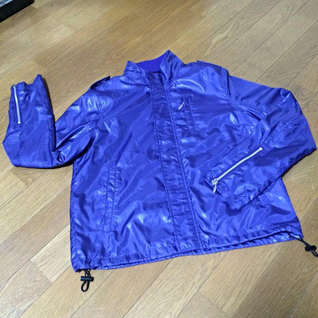BEAMS(ビームス)のRAY BEAMS紫ナイロンブルゾン レディースのジャケット/アウター(ブルゾン)の商品写真