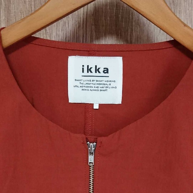 ikka(イッカ)のikka  最終値下げ。七分丈にもなるブルゾン レディースのジャケット/アウター(ブルゾン)の商品写真