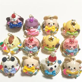 アニマルスイーツ  スイーツデコ 12個(キャラクターグッズ)
