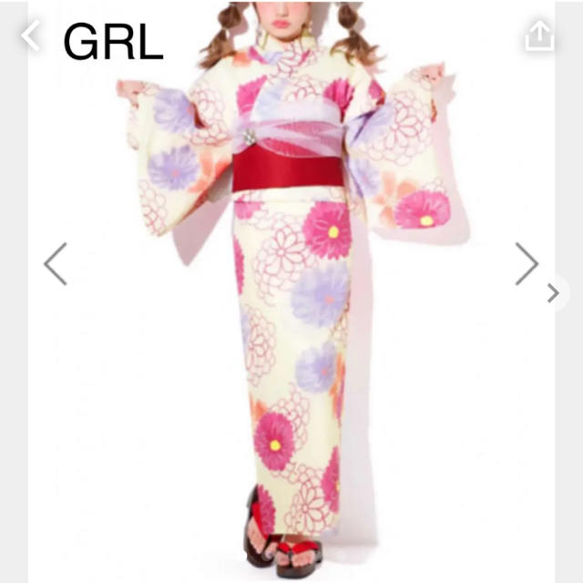 GRL(グレイル)のGRL 浴衣 3点セット レディースの水着/浴衣(浴衣)の商品写真