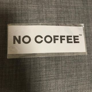 NO COFFEE ステッカー(しおり/ステッカー)