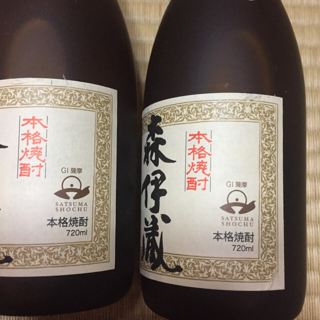 森伊蔵 720ml 二本セット 食品/飲料/酒の酒(焼酎)の商品写真