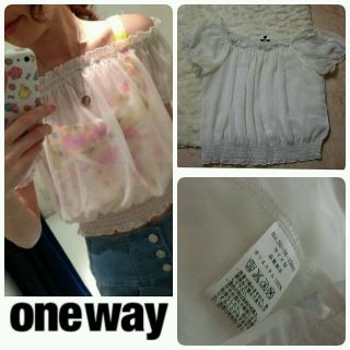 ワンウェイ(one*way)のoneway＊オフショルTOPS(Tシャツ(半袖/袖なし))