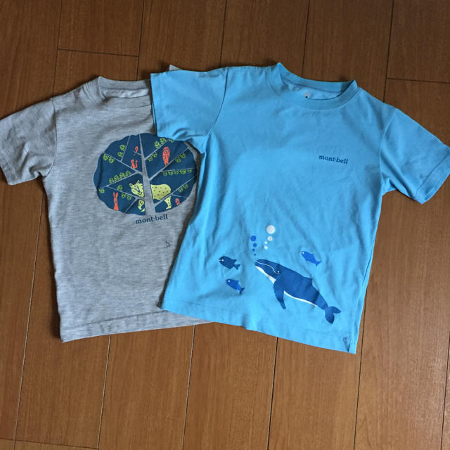 mont bell(モンベル)のTシャツ キッズ/ベビー/マタニティのキッズ服男の子用(90cm~)(Tシャツ/カットソー)の商品写真