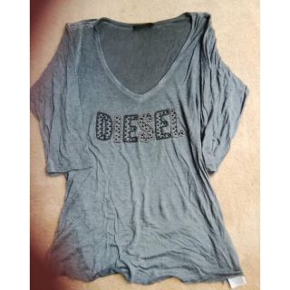 ディーゼル(DIESEL)のディーゼル レディース ダメージTシャツ(Tシャツ(半袖/袖なし))