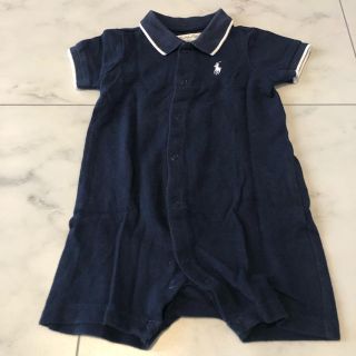 ポロラルフローレン(POLO RALPH LAUREN)の【ラルフローレン】ポロシャツロンパース☆３Ｍ／60センチ(ロンパース)