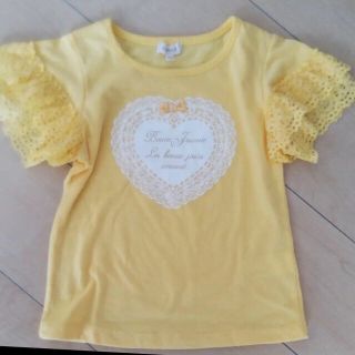 ハッシュアッシュ(HusHush)の最終価格！女の子 半袖 Tシャツ 110(Tシャツ/カットソー)