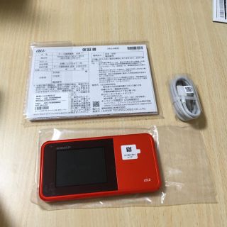 ポケットwi-fi 赤 中古(その他)