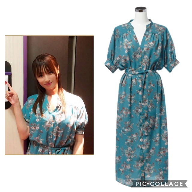 DRWCYS(ドロシーズ)の深田恭子さん着用☆ドロシーズ☆レトロフラワーガウンワンピース☆新品☆ルパンの娘 レディースのワンピース(ロングワンピース/マキシワンピース)の商品写真