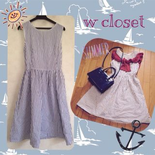 ダブルクローゼット(w closet)のゆいぎょんさま お取り置き商品(ひざ丈ワンピース)