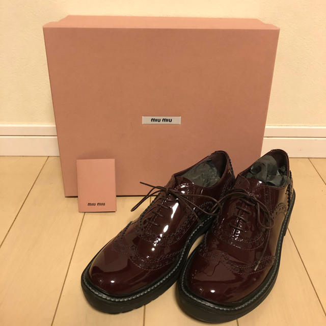 miu miu  レースアップ シューズ 38