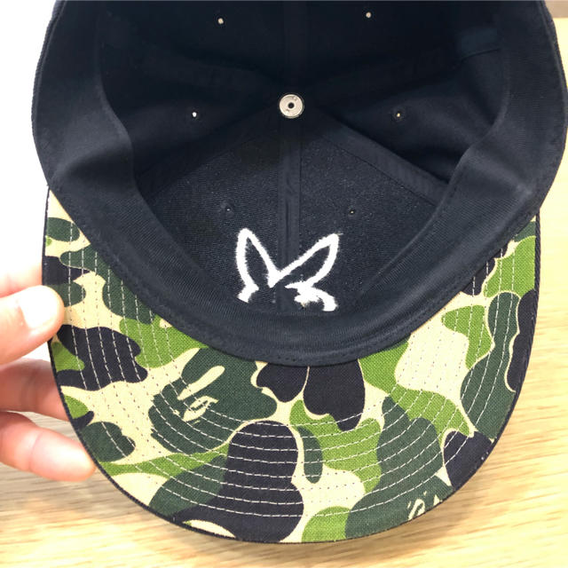 A BATHING APE(アベイシングエイプ)のA BATHING APE/PLAY BOY/コラボキャップ/サイズ:L メンズの帽子(キャップ)の商品写真