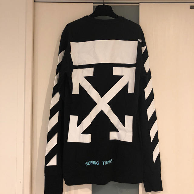 OFF-WHITE(オフホワイト)の本物‼︎ off-white ロンＴ オフホワイト ヴァージル   メンズのトップス(Tシャツ/カットソー(七分/長袖))の商品写真