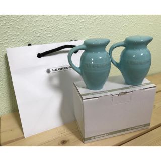 ルクルーゼ(LE CREUSET)のみさみさ様用　新品 ルクルーゼ ソルトアンドペッパー ブルー (食器)