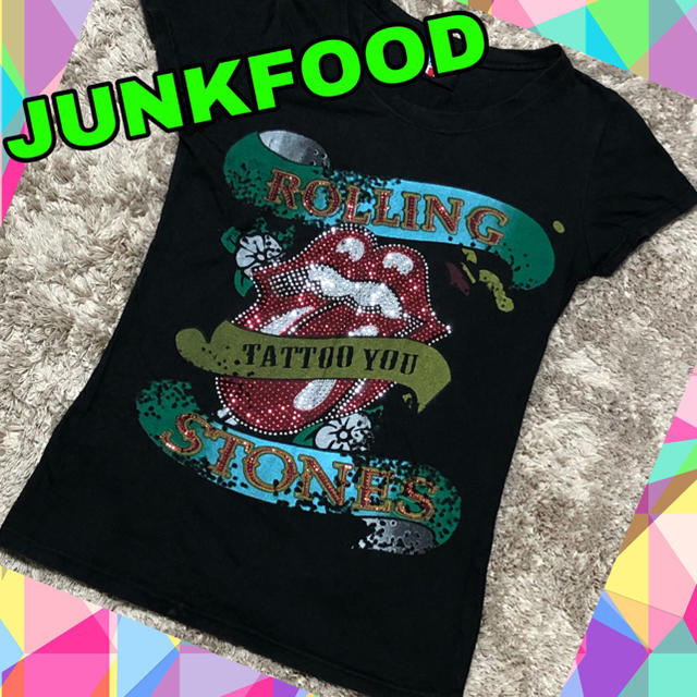 JUNK FOOD(ジャンクフード)のミー様専用ジャンクフード （S） デザイナーズTシャツ レディースのトップス(Tシャツ(半袖/袖なし))の商品写真