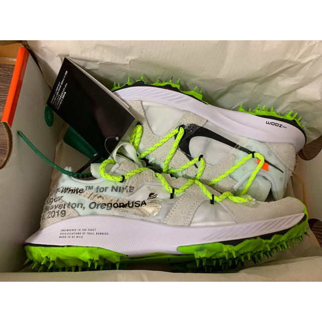 OFF-WHITE×NIKE TERRA KIGER5 オフホワイト 24cm