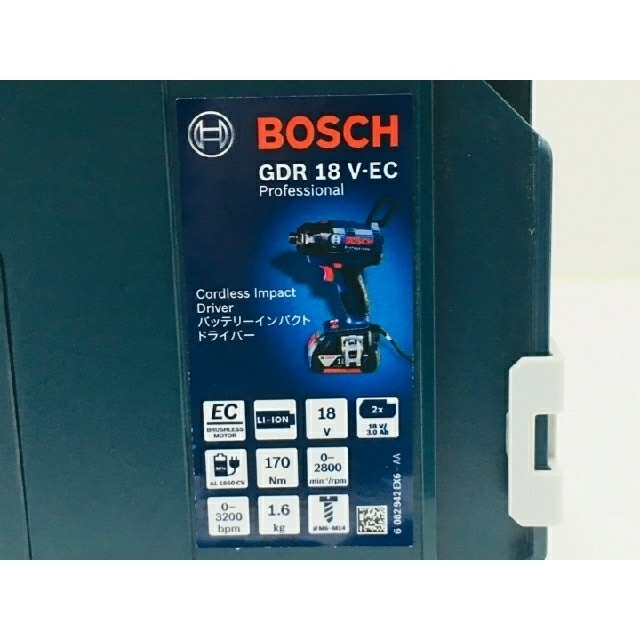 BOSCH/ボッシュ 18Vバッテリーインパクトドライバー GDR18V-EC6