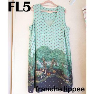 フランシュリッペ(franche lippee)のfranche lippee フランシュリッペ ピクニックJSK★FL5 (ひざ丈ワンピース)