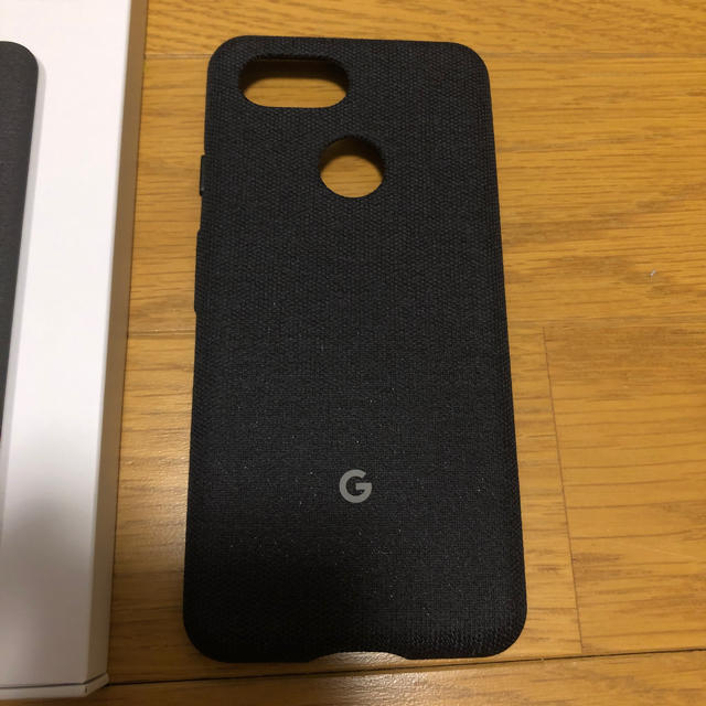 ANDROID(アンドロイド)の  Google Pixel3 純正ファブリックケース カーボン（黒） スマホ/家電/カメラのスマホアクセサリー(Androidケース)の商品写真