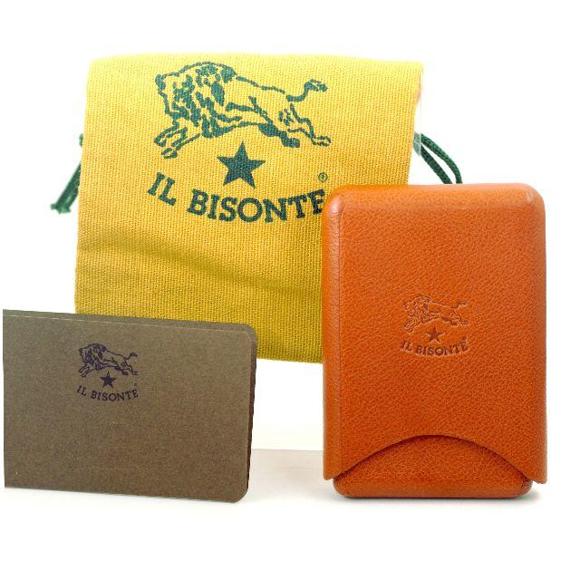 IL BISONTE(イルビゾンテ)のこう様専用★新品★ILBISONTE ヤキヌメ革被蓋式カードケース  メンズのファッション小物(名刺入れ/定期入れ)の商品写真