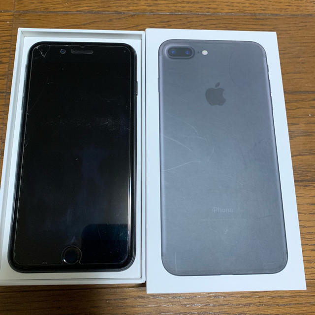 【SIMロック解除済】iPhone7 Plus 128GB 判定○ 残責なし