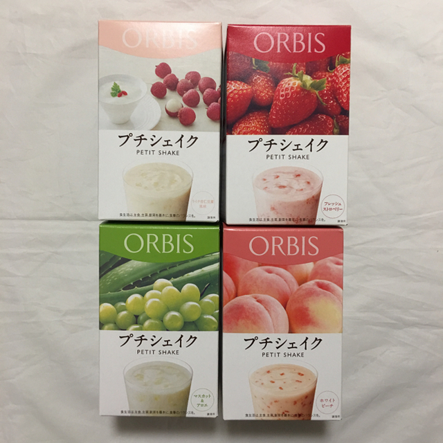 ORBIS(オルビス)の【数量限定】ORBIS オルビス プチシェイク ×4箱(28食)組み合わせセット コスメ/美容のダイエット(ダイエット食品)の商品写真