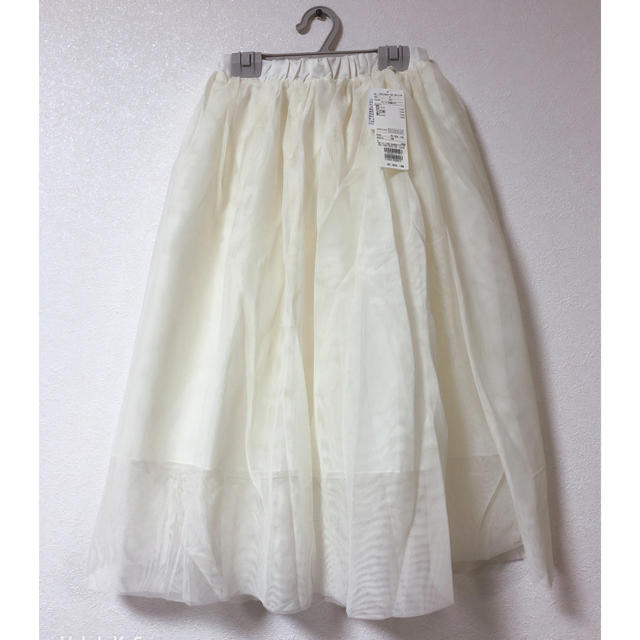 チュールスカート レディースのスカート(ひざ丈スカート)の商品写真