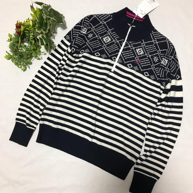 Munsingwear - 新品タグ有 ②マンシングウエア 長袖セーター ハーフジップセーター 防風の通販 by nakki's shop