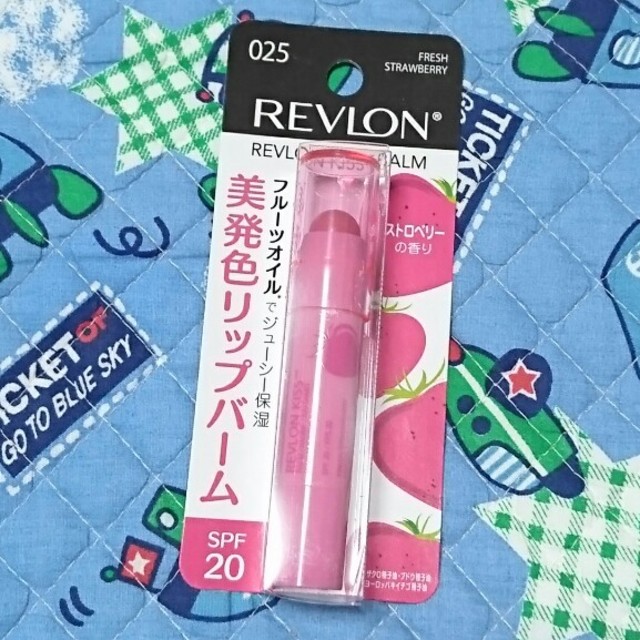 REVLON(レブロン)の【新品未使用】レブロン リップバーム ストロベリーの香り コスメ/美容のスキンケア/基礎化粧品(リップケア/リップクリーム)の商品写真