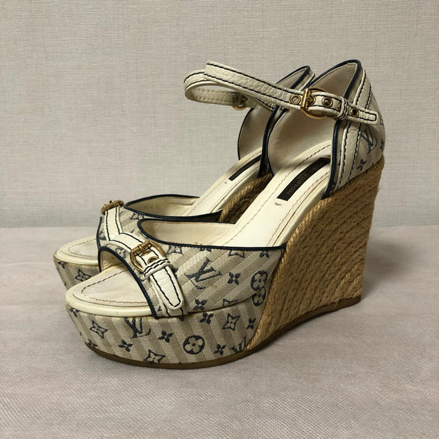 ルイヴィトン LOUIS VUITTON 厚底 ヒール サンダル / 靴 www