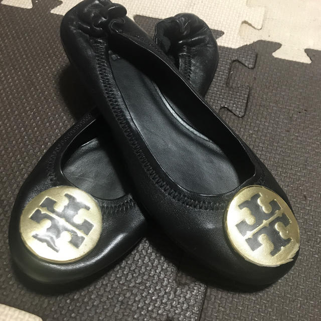 バレエシューズTORY BURCH フラットシューズ 黒色