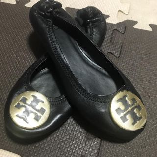 トリーバーチ(Tory Burch)のTORY BURCH フラットシューズ 黒色(バレエシューズ)