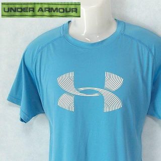 アンダーアーマー(UNDER ARMOUR)の【UNDER ARMOUR】 美品 アンダーアーマー 半袖ロゴTシャツ XL(Tシャツ/カットソー(半袖/袖なし))