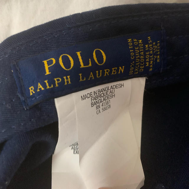 POLO RALPH LAUREN(ポロラルフローレン)のPOLO RALP LAUREN キャップ ネイビー レディースの帽子(キャップ)の商品写真