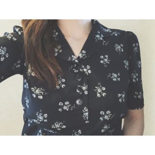 アニエスベー(agnes b.)のagnes b. Flower blouse(シャツ/ブラウス(半袖/袖なし))