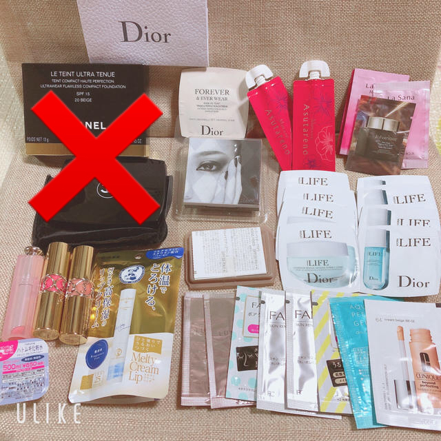 Dior(ディオール)のデパコス♡化粧サンプル 詰め合わせセット コスメ/美容のベースメイク/化粧品(口紅)の商品写真