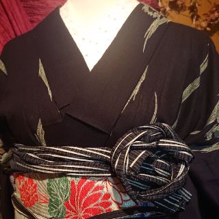 so様撫松庵  麻と綿の浴衣 新品タグ付き(浴衣)